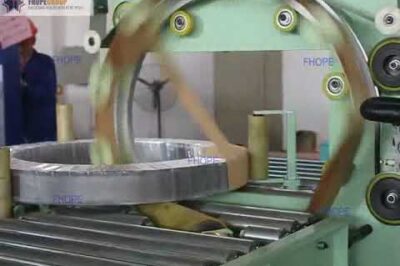 “Compact Steel Coil Packaging Machine Enhances Efficiency and Safety”