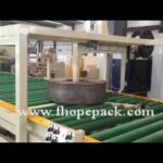 compact steel coil strapping and wrapping machine