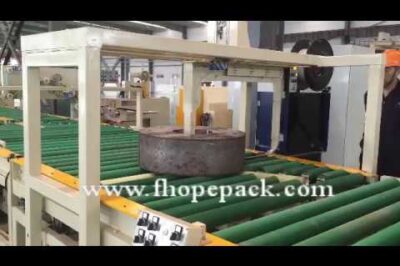 Compact Steel Coil Strapping and Wrapping Machine