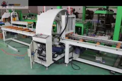 “Compact Wooden Timber Wrapper: E500 Horizontal Orbit”