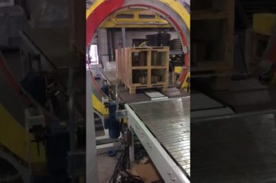 Compact Orbital Wrapping Machine for Large Products