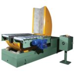 compact roller motor coil tilter and upender for mechanical applications.