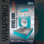 compact steel coil wrapping machine for efficient packaging.