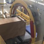 compact stretch wrapper for wooden box pallets with 2000mm ring