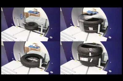 Compacta Tire horizontal stretch wrapper: a Robopac USA innovation.