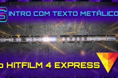 Creating metal text intro in Hitfilm 4 Express.