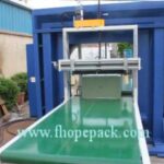 customizable box wrapping machine with horizontal orbital function