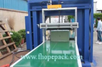 Customizable Box Wrapping Machine with Horizontal Orbital Function