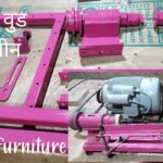 “DIY Metal and Wood Turning Machine: Simple Homemade Lathe Guide”