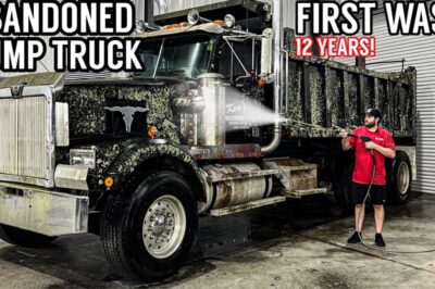 “Decades-Old Filthy Truck Gets Remarkable Makeover with Expert Detailing”