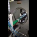 efficient horizontal wrapping machine for orbital stretch packaging