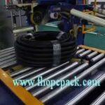 efficient hose coiling machine for automatic packaging