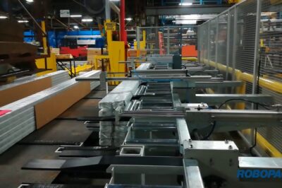 Fast Horizontal Stretch Wrapper for Aluminum Products