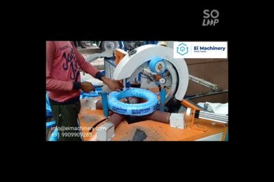 Fast wire coil wrapping machine.