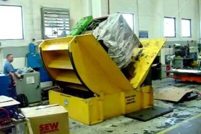 Heavy-duty Mold Upender for On-Site Rotation with 80,000 lb Capacity