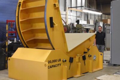 “High-Capacity Upender for Heavy Loads”