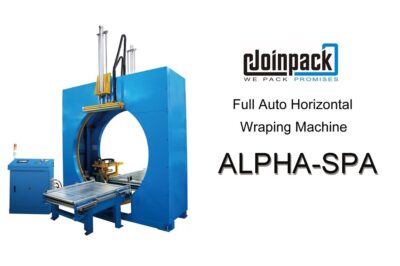 High-speed horizontal wrapping machine for efficient packaging.