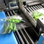 horizontal packaging machine for peppers in flow pack design