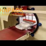 horizontal stretch wrapper wrapping for banding boards with hennopack orbital