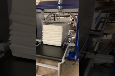 “Horizontal Stretch Wrapper with Foam Panels”