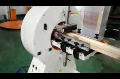 Horizontal Stretch Wrapping Machine for Pipe and Bundle Orbital Wrapping