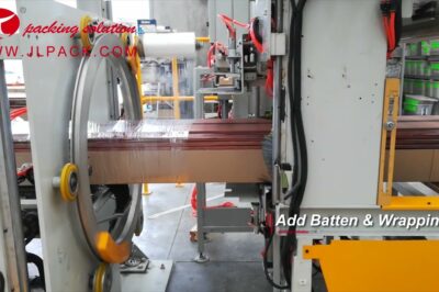 Horizontal wrapping machine from the GG Series made compact.
