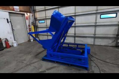 Hydraulic Material Tilter for 2500lb Pallet/Basket – 44″x48″