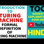 introduction to turing machine in hindi formal definition explained