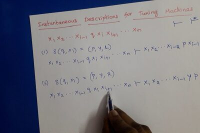 Introduction to the Turing Machine’s Theory of Computation