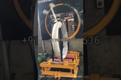 Large steel wire wrapping and pacing machine