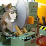 machine for wrapping coils and stretch wrapping.