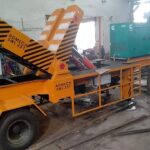 mobile coil tilter using hydraulic power for efficient tilting.