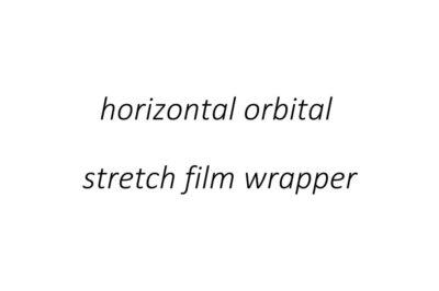Orbital machine for horizontal stretch wrapping in under 12 words.