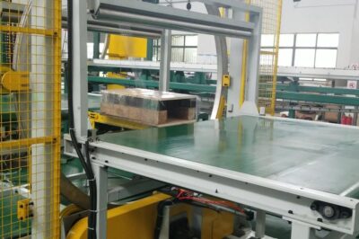 “Orbital stretch wrapper reduces short package size.”