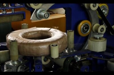 PVC and HDPE Film Coil Wrapping Machine for Cables and Bearings