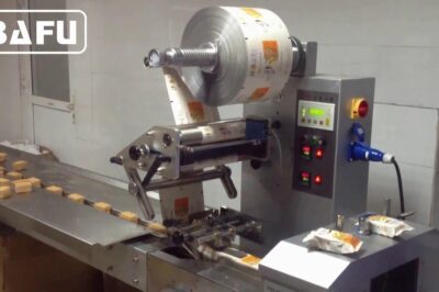 Packaging machine for horizontal wrapping.