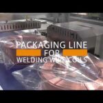 packing and palletizing line for welding wire coils (simplified)