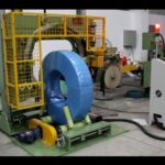 packing steel coils with a coil packing machine in under