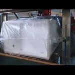 Panel bundle bag packing machine with automatic functionality.