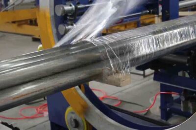 Pipe and Profile Wrapping Machine for Steel, Copper, and Aluminum Packaging