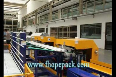 Pipe bundling and bagging machine for PVC, automatically.