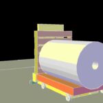 roll tilter for paper or metal compact and efficient