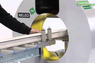 Semi-Automatic Stretch Wrapper for Orbital Packaging