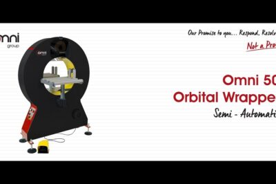 Semi-automatic orbital wrapper for Omni 50, under 12 words.