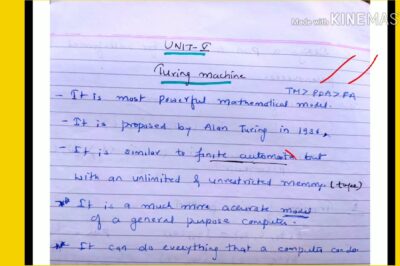 Simplified Introduction to Turing Machine