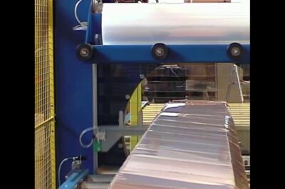 Six-sided aluminum stretch wrapper for packages