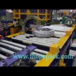 stainless steel coil wrapping machine for horizontal orbital packaging