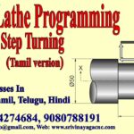 tamil cnc turning programming tutorial with machine demonstration