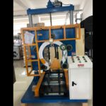 tire and coil wrapping machine: vertical ring type
