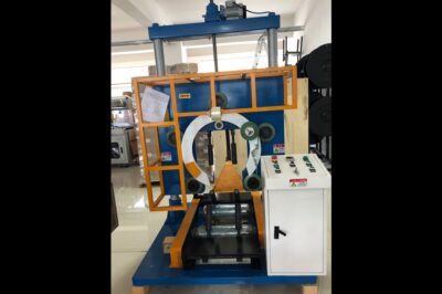 Tire and Coil Wrapping Machine: Vertical Ring Type